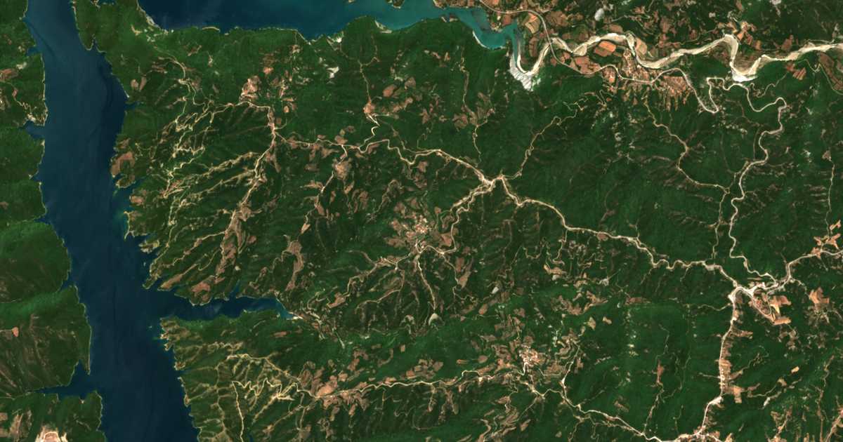 Satelitska karta: Markiniáda