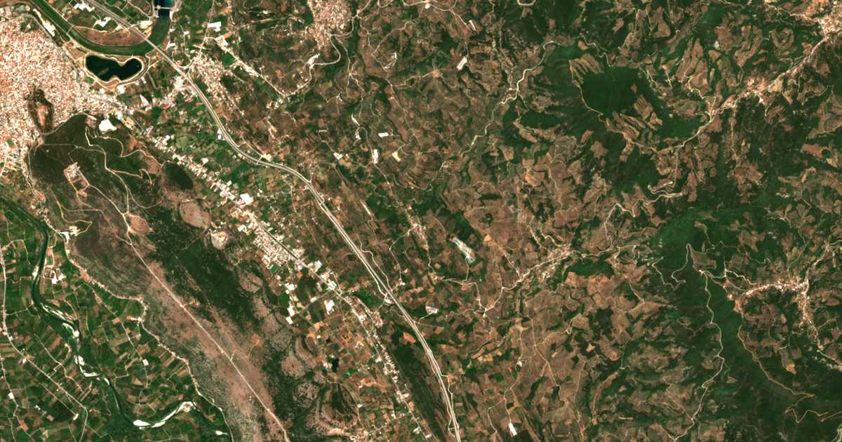 Satelitska karta: Neochorákion