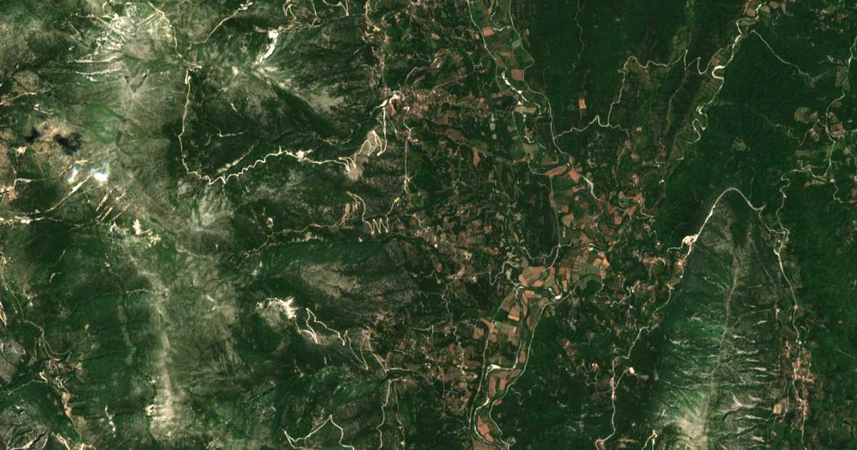 Satelitska karta: Alepochórion
