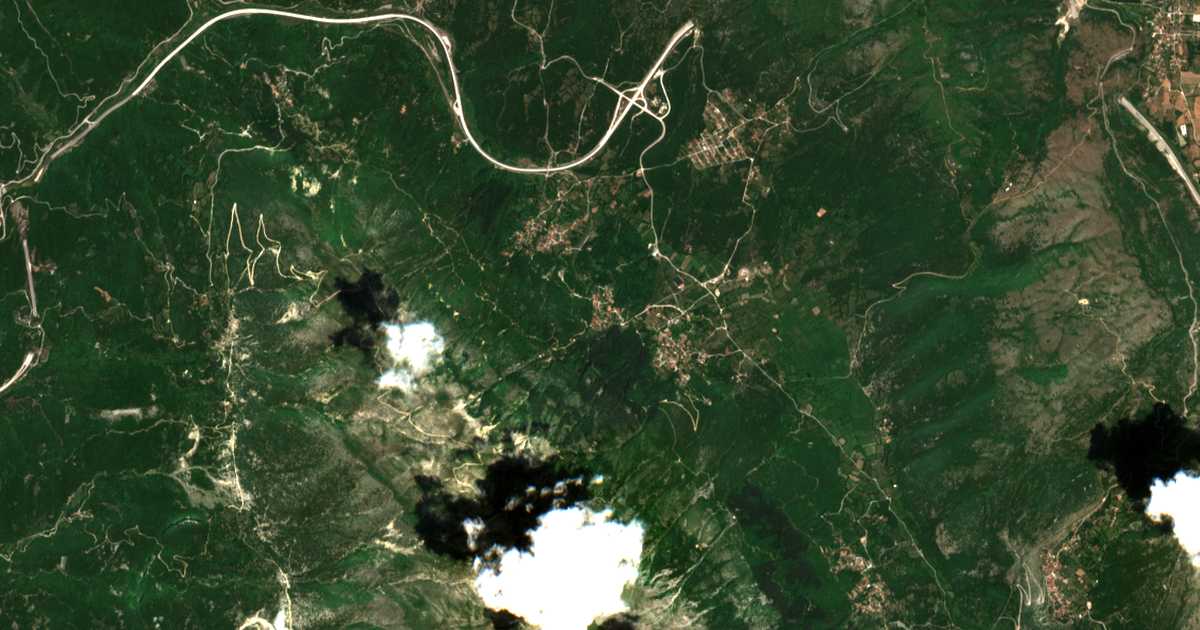 Satelitska karta: Dodóni
