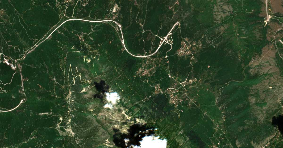 Satelitska karta: Dramesioí