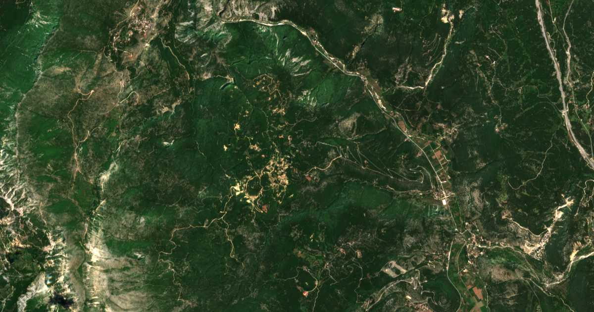 Satelitska karta: Kouklésion