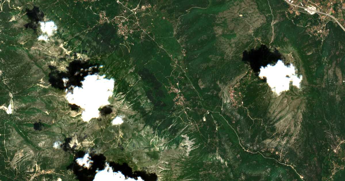 Satelitska karta: Melingoí