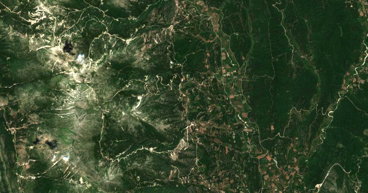 Satelitska karta: Romanós