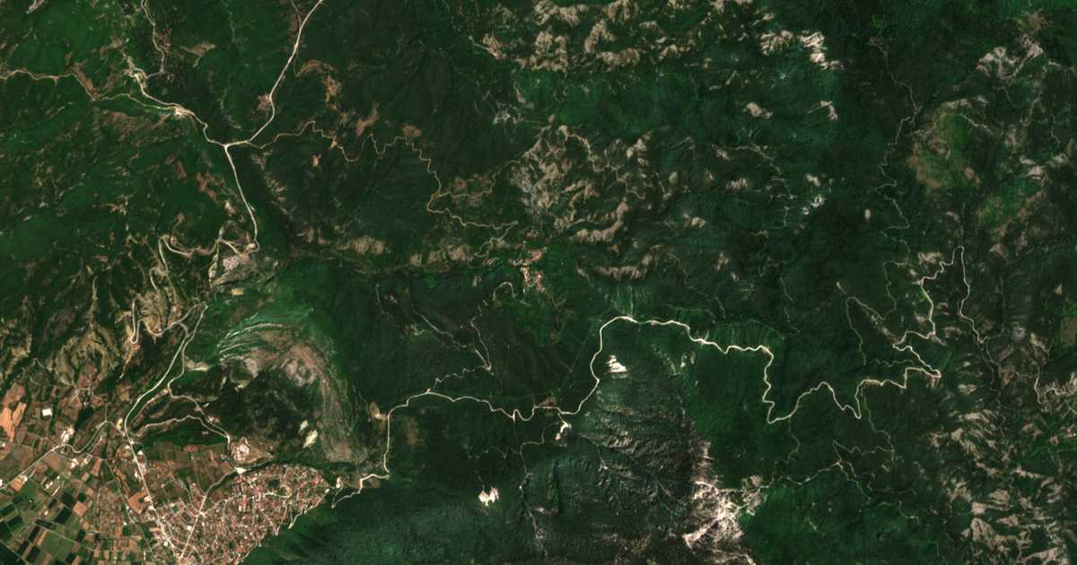 Satelitska karta: Pigí