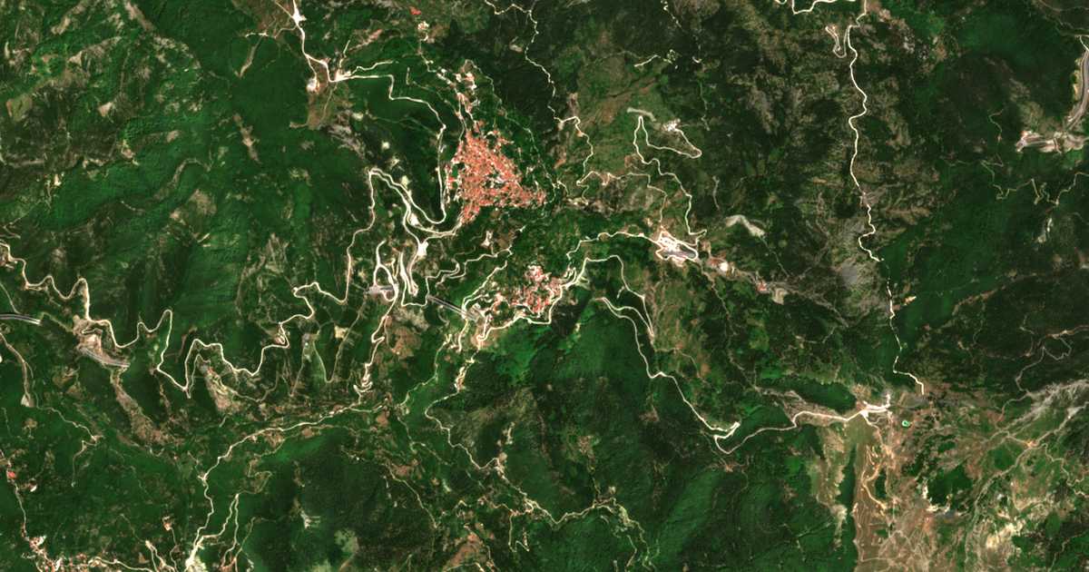 Satelitska karta: Anílion