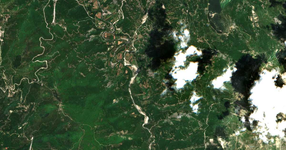 Satelitska karta: Baltoúma