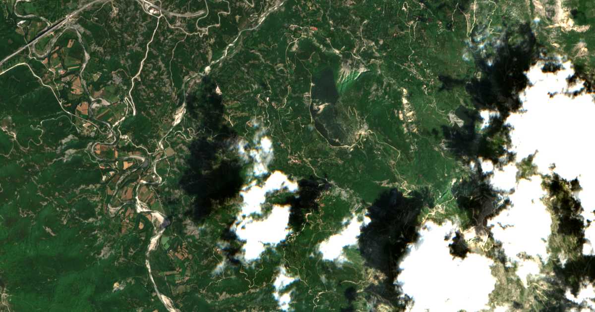 Satelitska karta: Mikrá Gótista