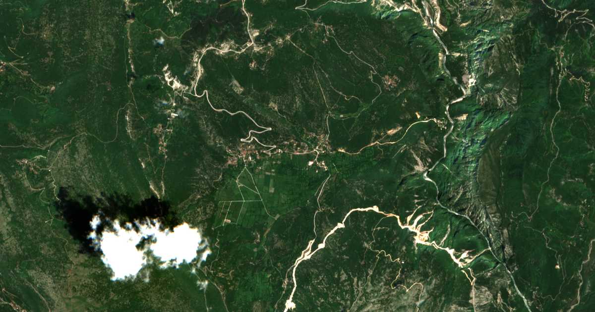 Satelitska karta: Kaléntzion