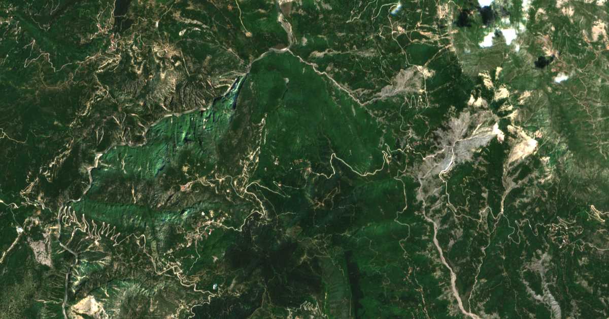Satelitska karta: Potistiká