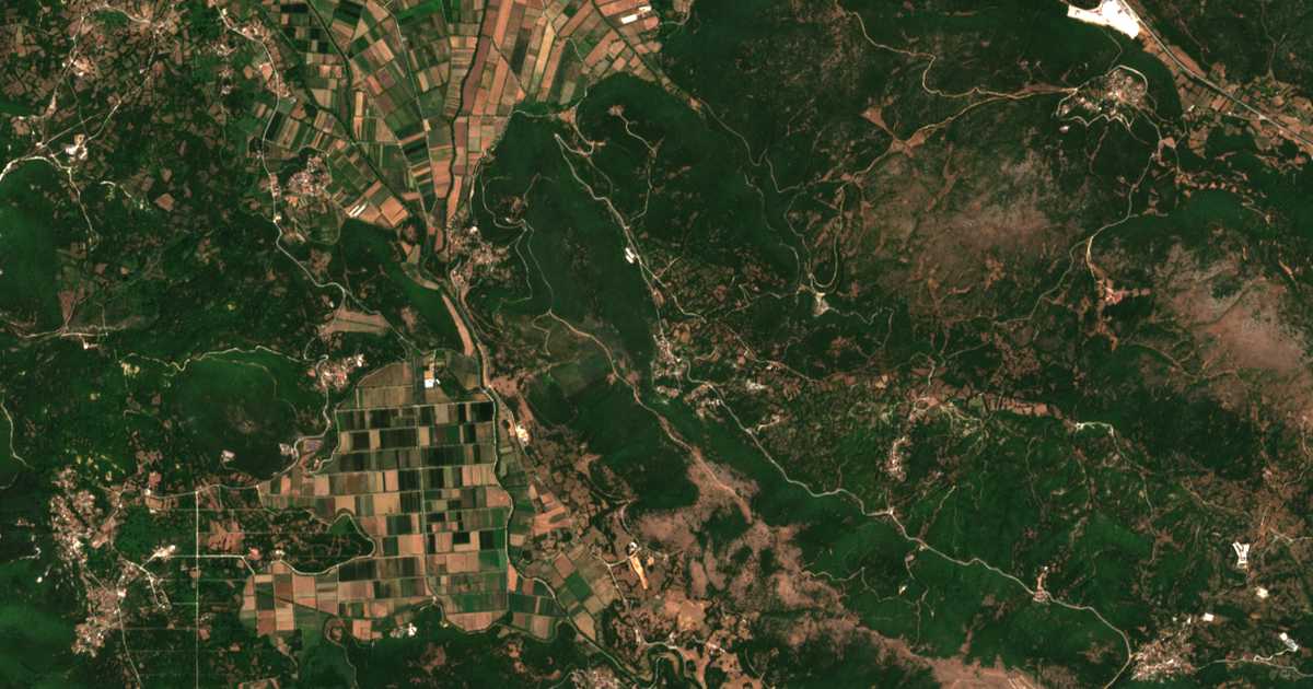 Satelitska karta: Chrysorráchi