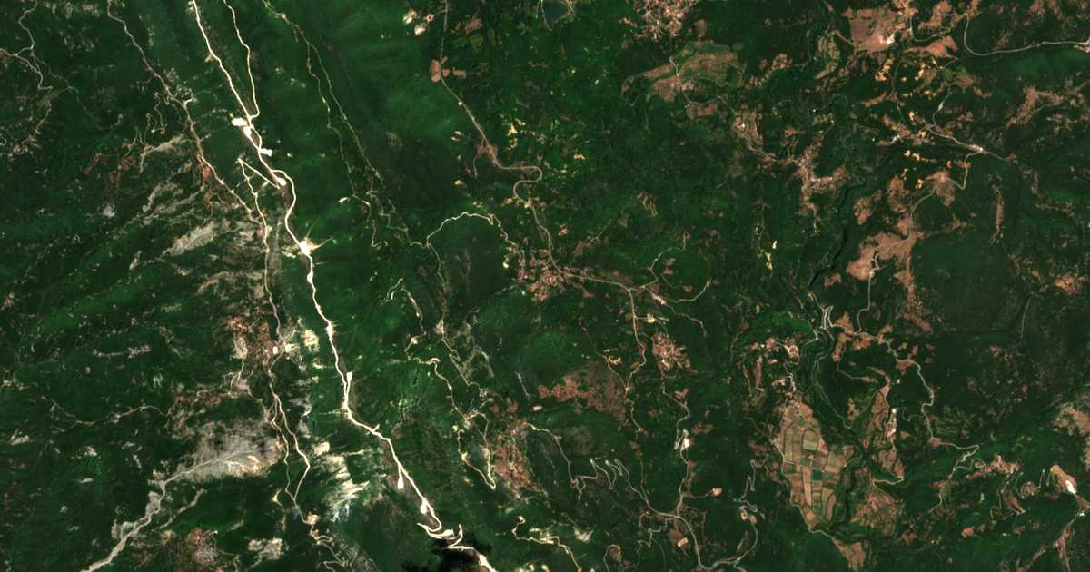 Satelitska karta: Ieromními