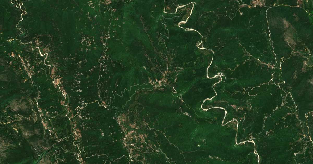 Satelitska karta: Granítsa
