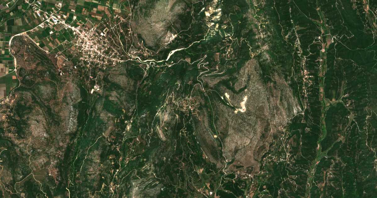 Satelitska karta: Valanidoússa