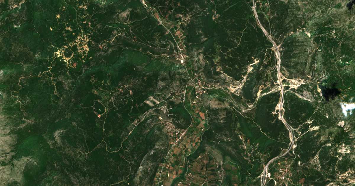 Satelitska karta: Gonía