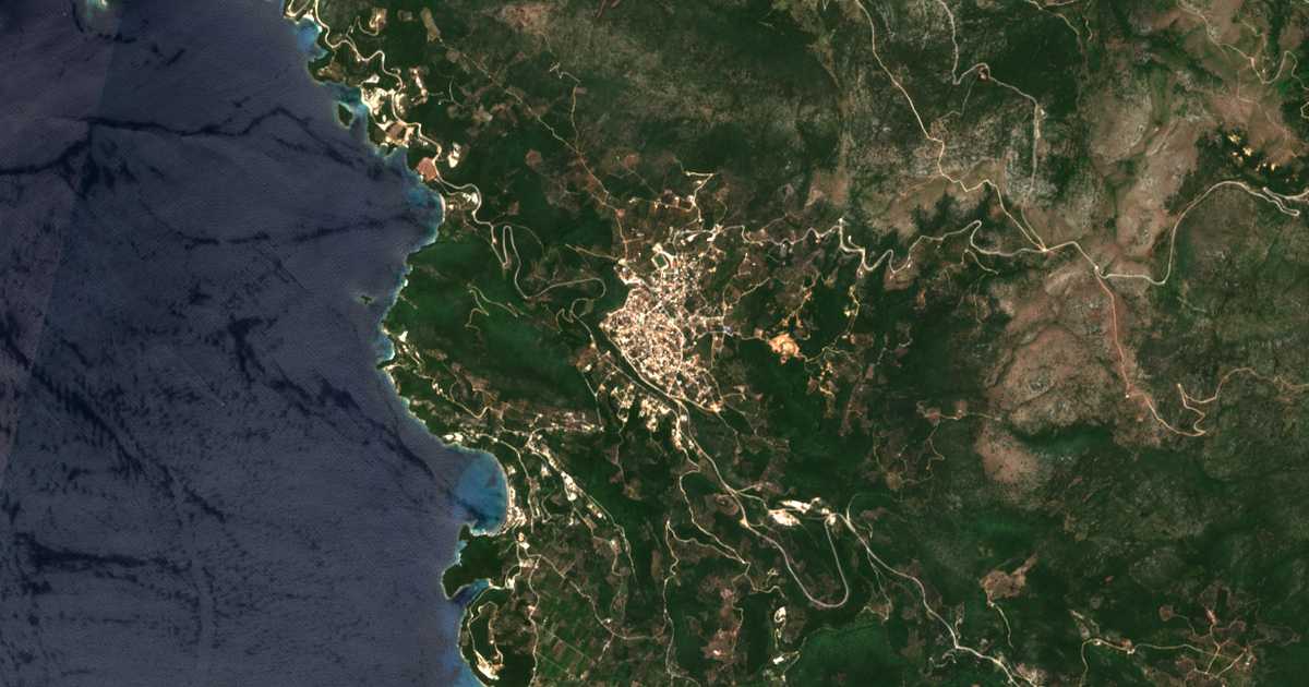 Satelitska karta: Pérdika