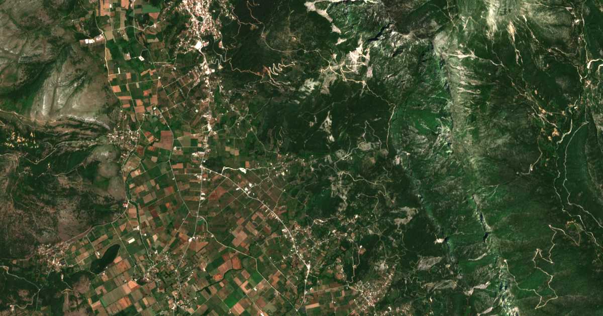 Satelitska karta: Chrysavgí