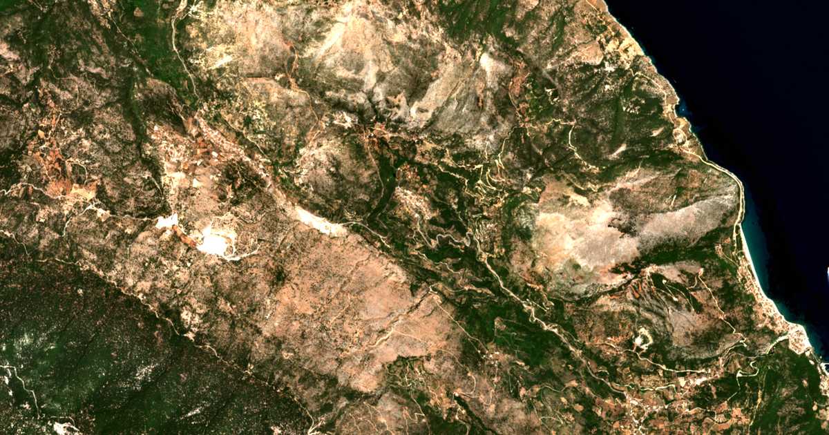 Satelitska karta: Ágios Nikólaos
