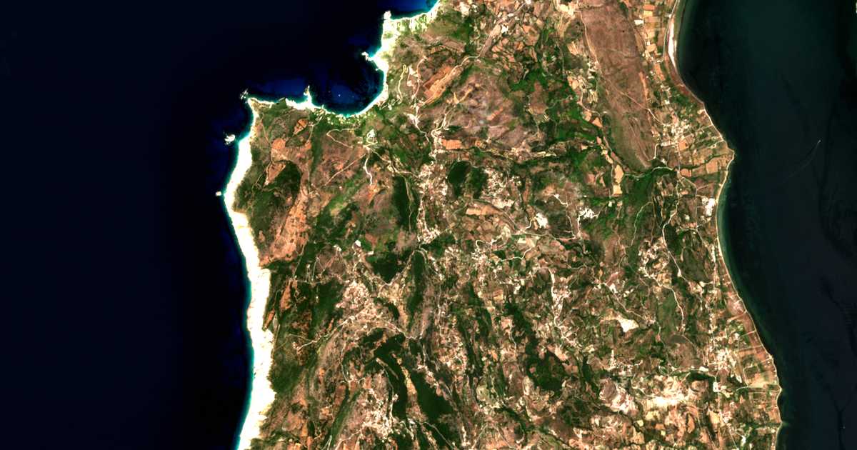 Satelitska karta: Agía Thékli