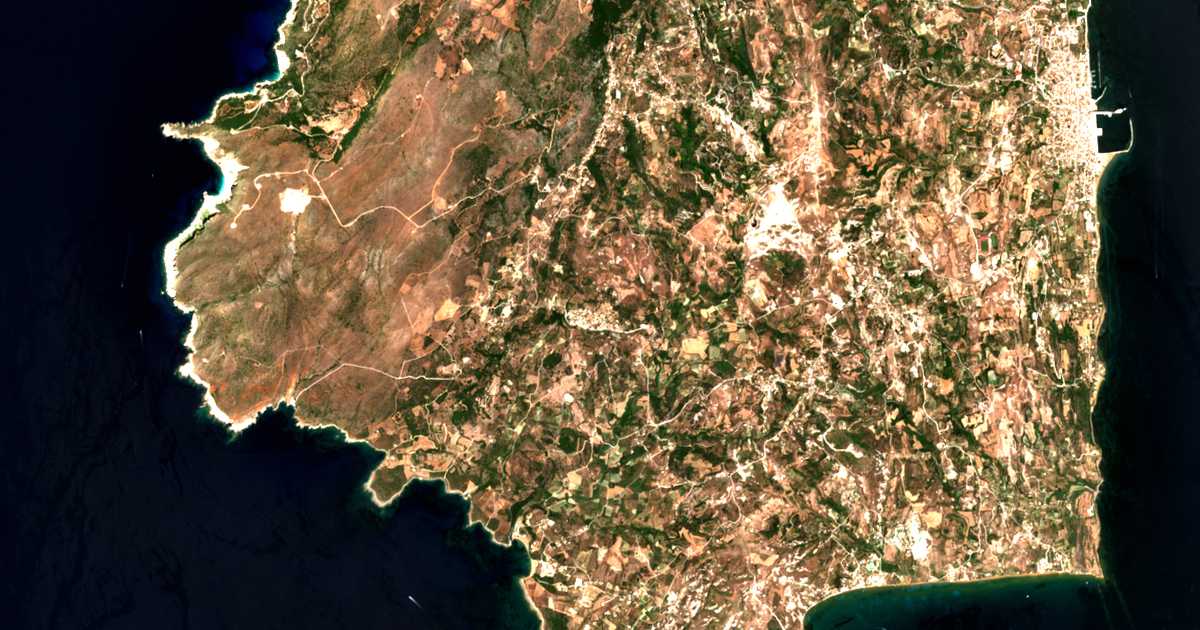 Satelitska karta: Chavriáta