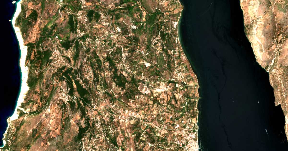 Satelitska karta: Loukeráta