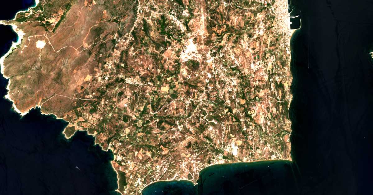 Satelitska karta: Vouníon