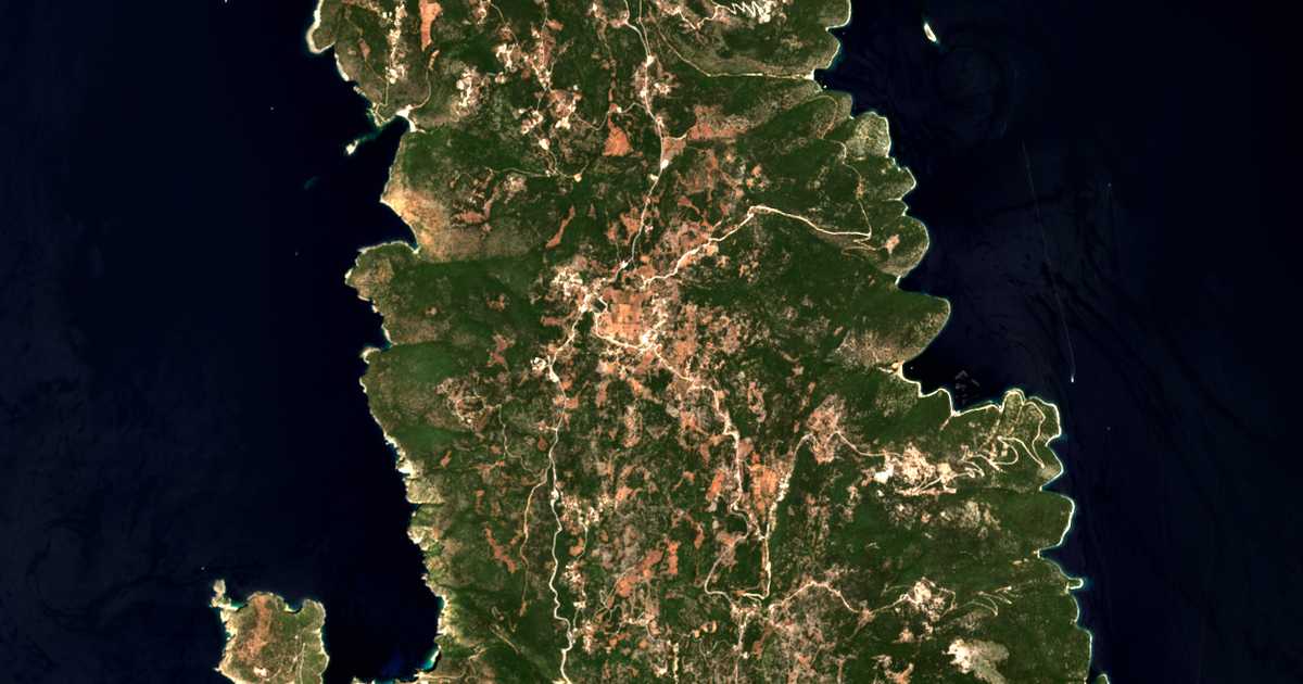 Satelitska karta: Mesovoúnia