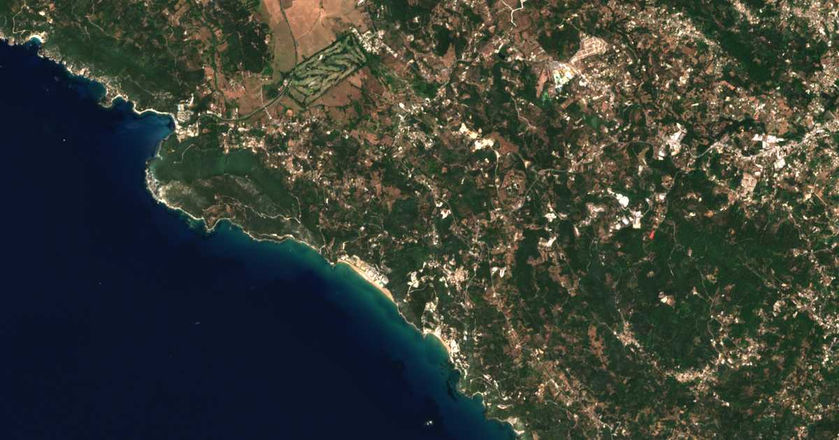 Satelitska karta: Ágios Onoúfrios