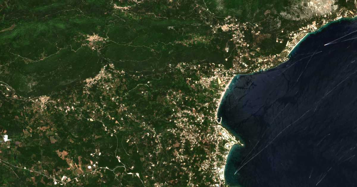 Satelitska karta: Análipsis
