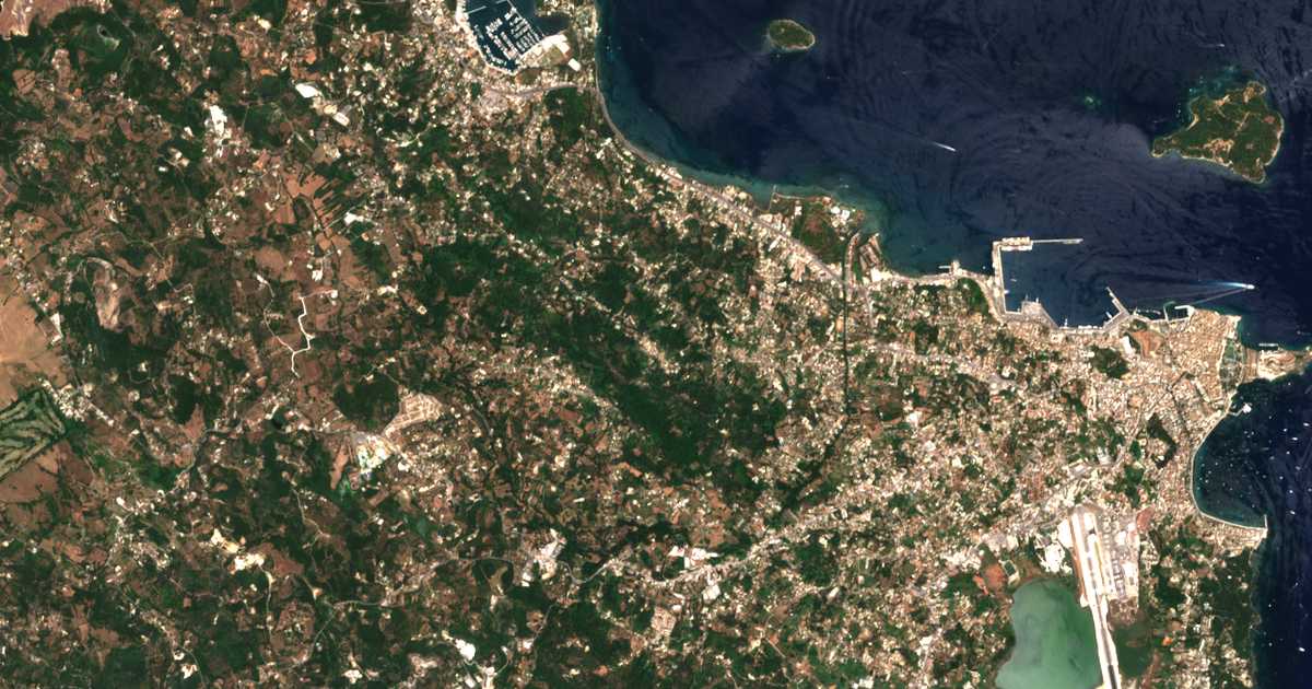 Satelitska karta: Evropoúloi
