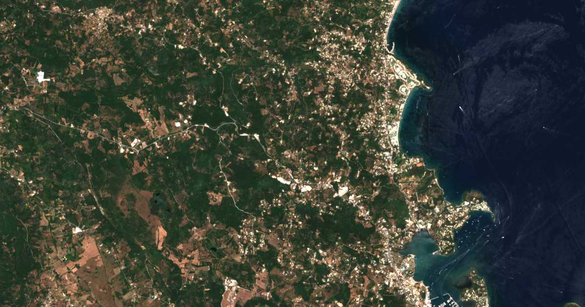 Satelitska karta: Gazátika