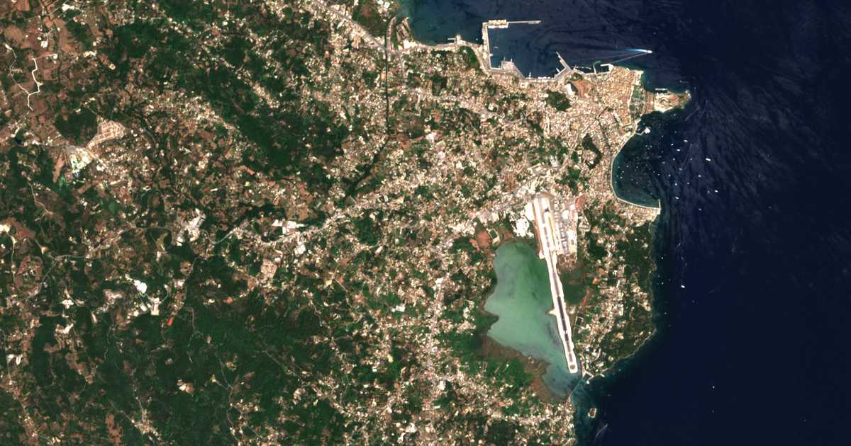Satelitska karta: Kanálion