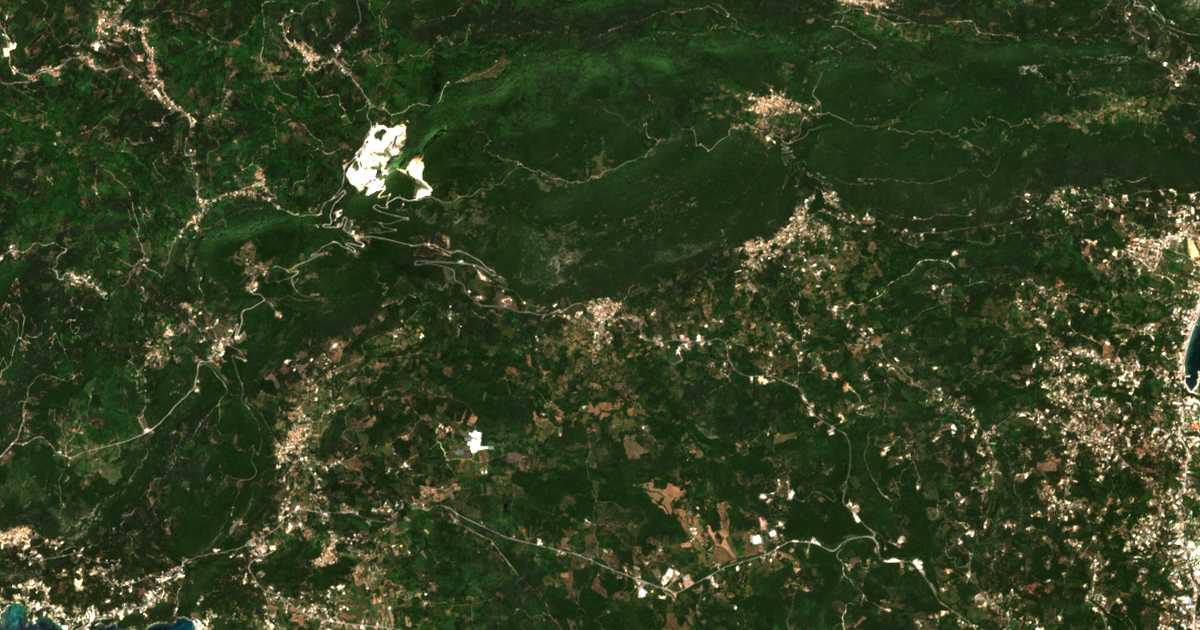 Satelitska karta: Skriperón