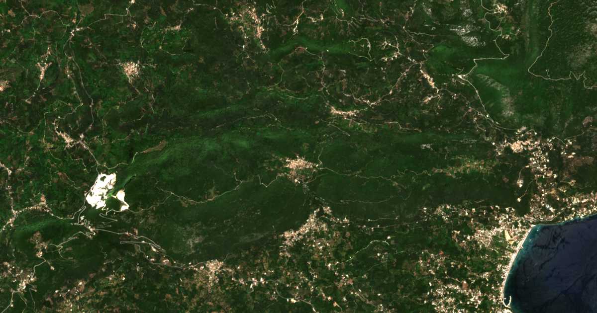 Satelitska karta: Sokrákion