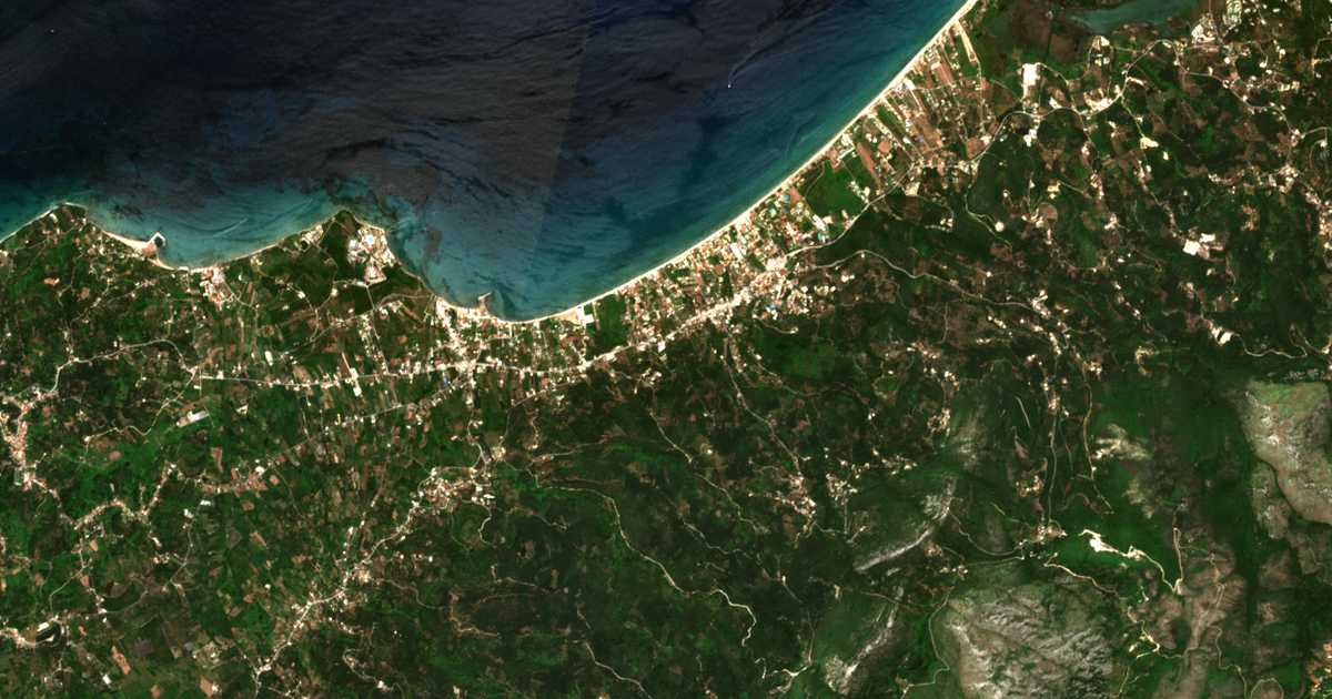 Satelitska karta: Ágios Stéfanos