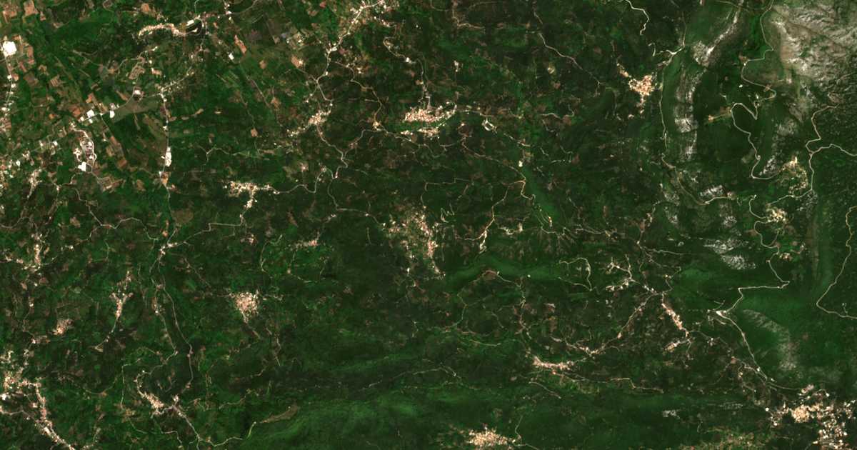 Satelitska karta: Klimatiá