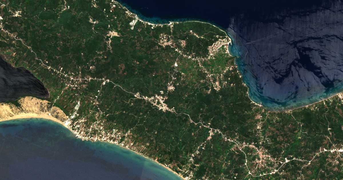 Satelitska karta: Neochorákion