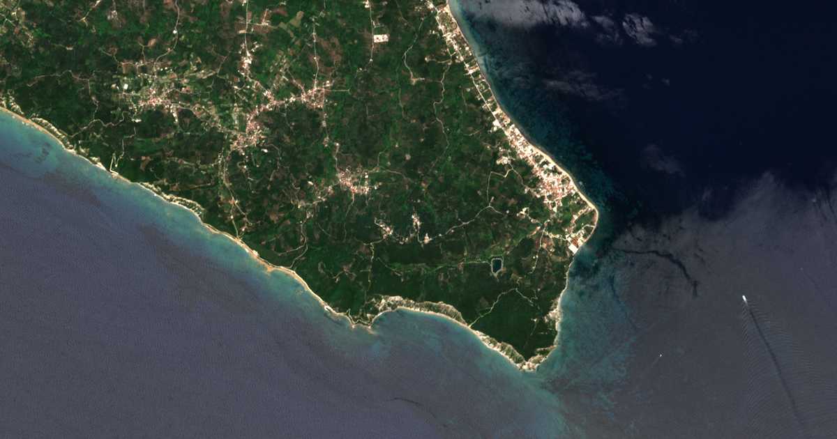 Satelitska karta: Sparterá