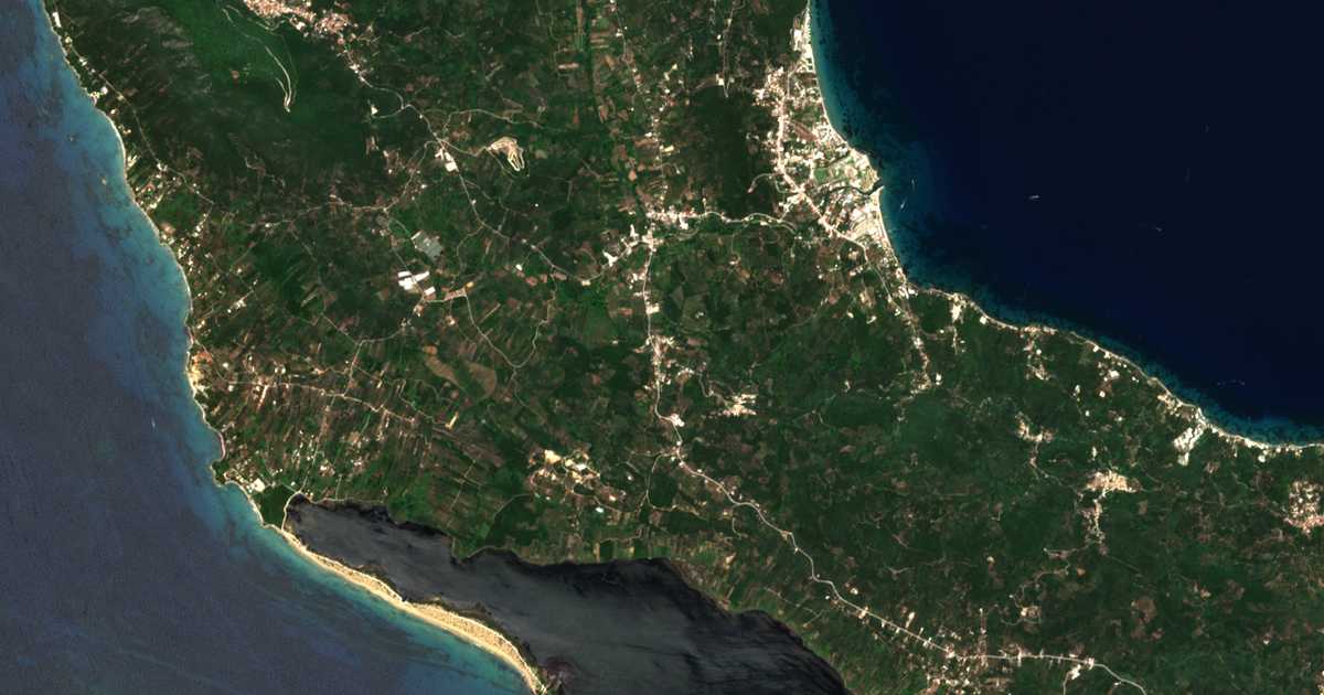 Satelitska karta: Vragkaniótika