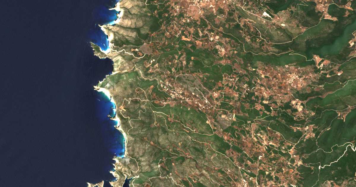 Satelitska karta: Anafonítria