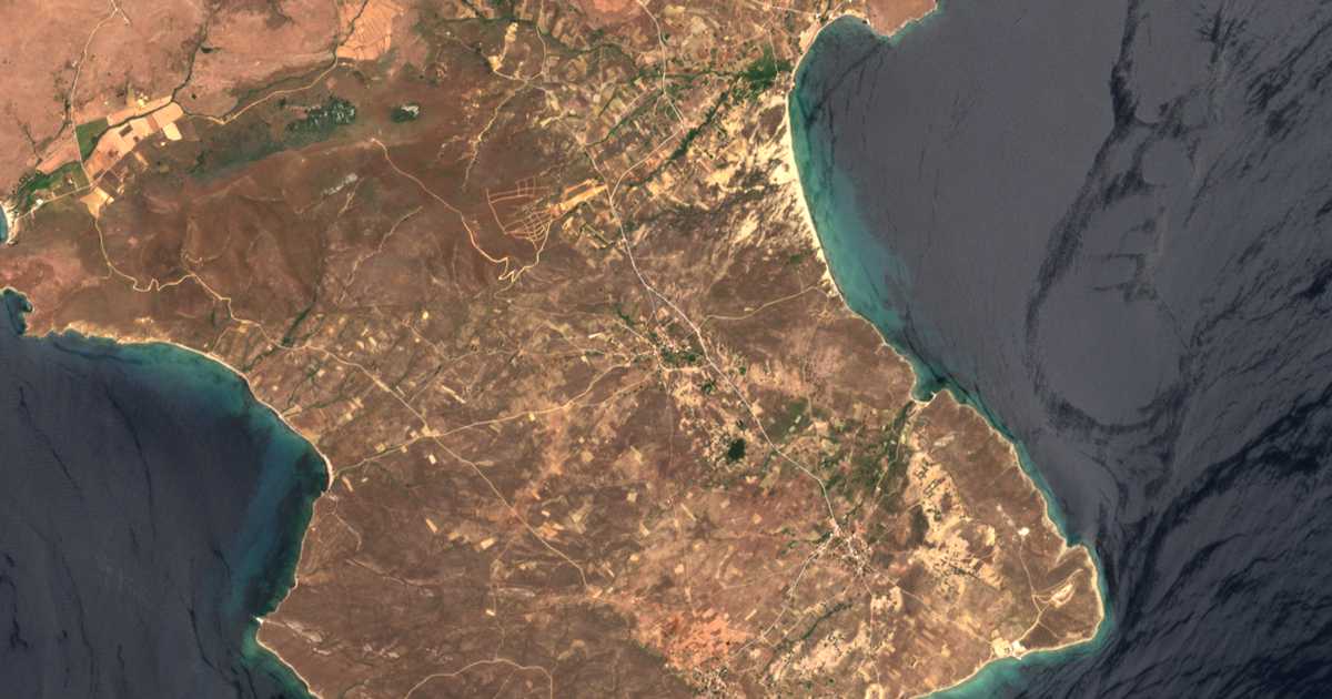 Satelitska karta: Agía Sofía