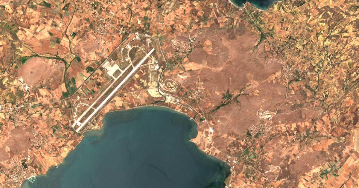 Satelitska karta: Anemóessa