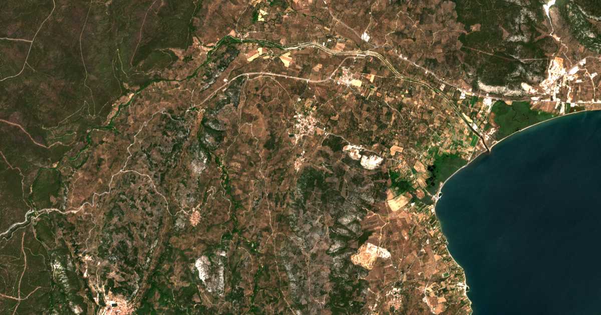 Satelitska karta: Sykoúnta