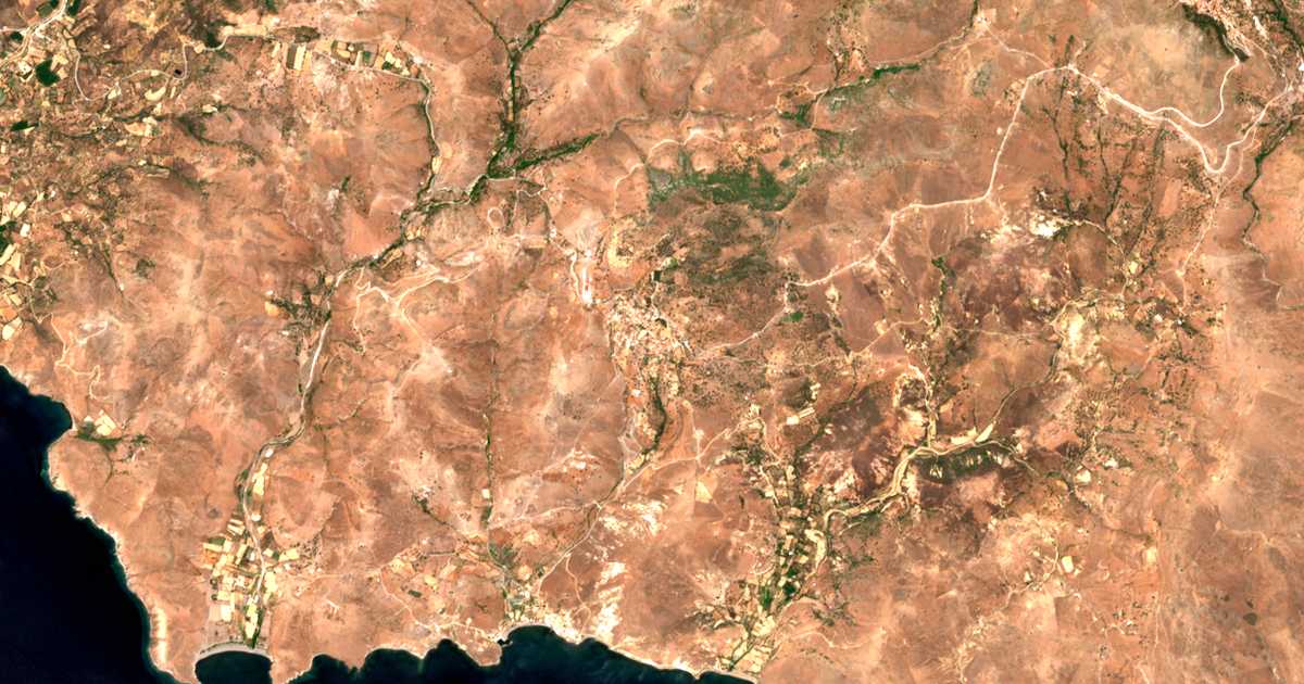Satelitska karta: Mesótopos