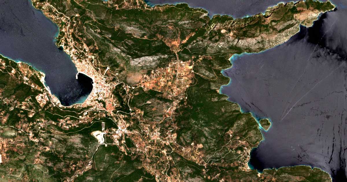 Satelitska karta: Agía Zóni
