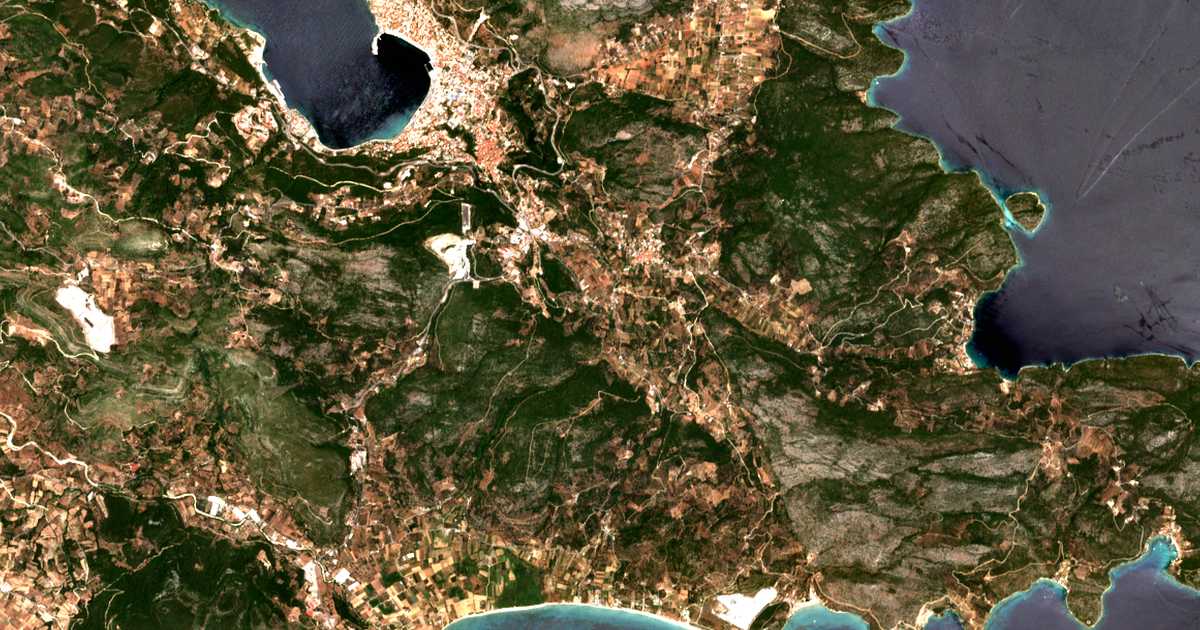 Satelitska karta: Drosiá