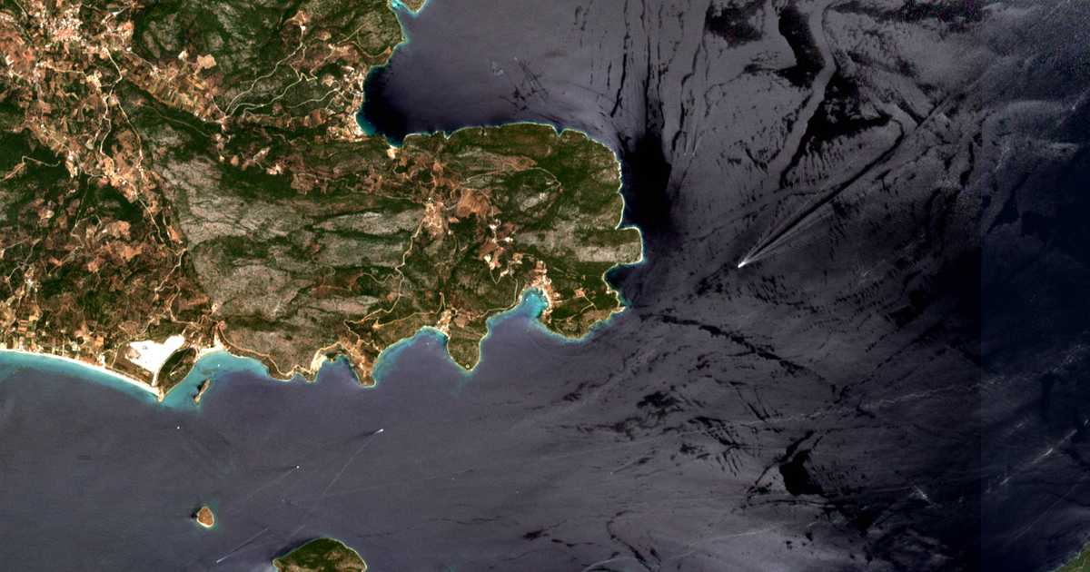 Satelitska karta: Poseidónion