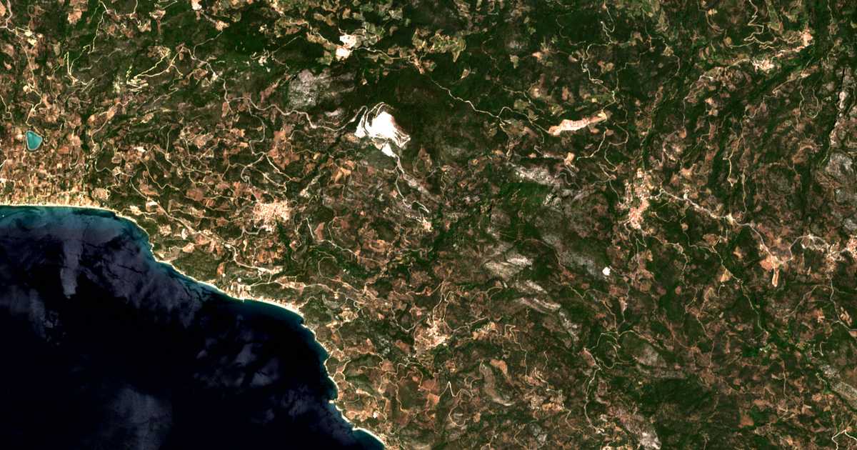 Satelitska karta: Neochórion