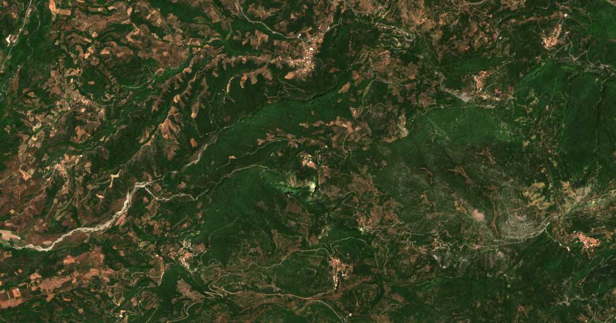 Satelitska karta: Aetorráchi