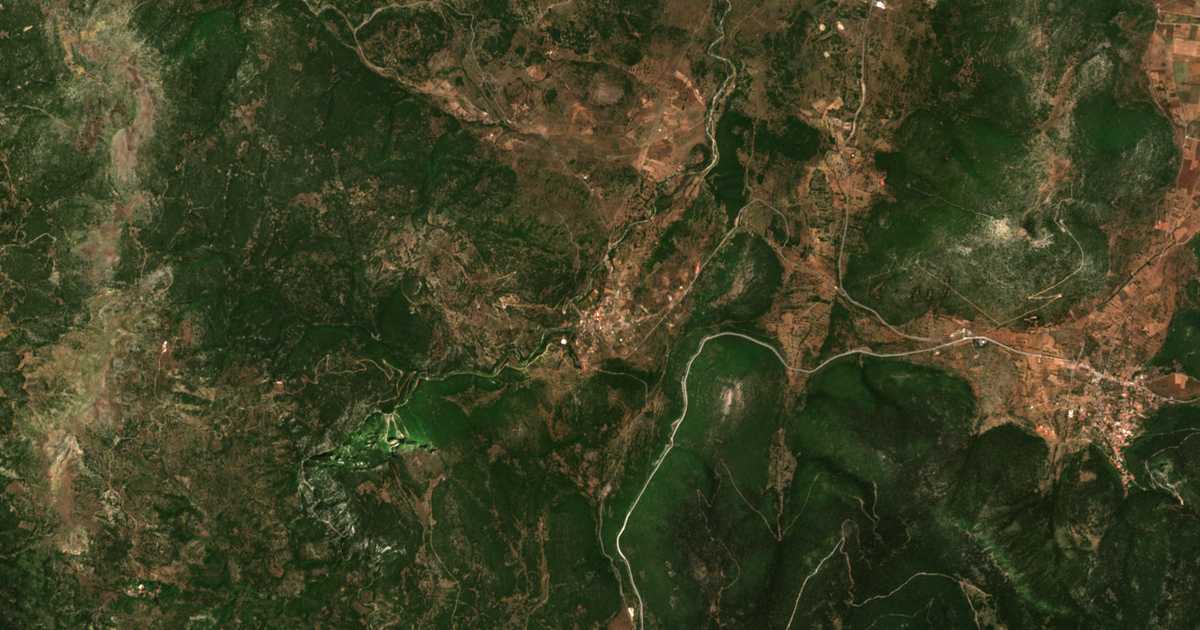 Satelitska karta: Kamenítsa